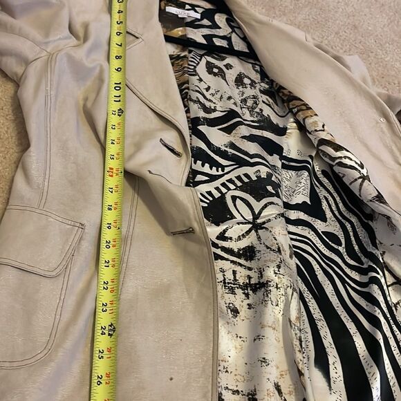 Cache coat jacket beige women size Large - Picture 10 of 10